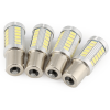 Car Tail Brake Stop Backup Reverse Turn Signal Lights 4 Pcs LED Bulbs