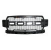 Matte Black Front Grill Grille Fit For Ford F150  2018-2020 With Led light
