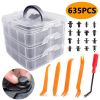 Car Retainer Clips, 635 Pcs