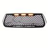Black Front Grill Grille with LED Lights Fit For Toyota Tacoma Grille 2016-2019