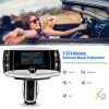 Car Wireless FM Transmitter USB Charger Hands-free Call MP3 Player SD Card Reading Aux-in LED Display