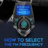 Bluetooth FM Transmitter Wireless MP3 Radio Adapter for Car