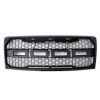 ABS Black Front Trim Replacement Grille Front Bumper Grills With Led Fit For FORD F150 2009-2014