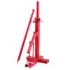 Manual Tire Changer, Portable Tire Bead Breaker for 8''-16'' Tires, Tire Mounting & Demounting Tool for Garage & Auto Shop, Heavy-Duty, Red