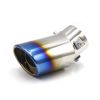 Universal Car Stainless Steel Chrome Rear Round Exhaust Tail Muffler Tip Pipe